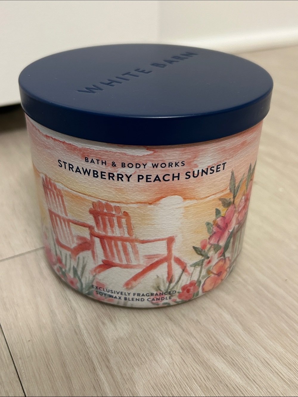 Bath & Body Works (NWT) Strawberry Peach Sunset Candle